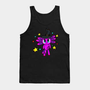 Axolotl Witch Halloween Trick Or Treat Tank Top